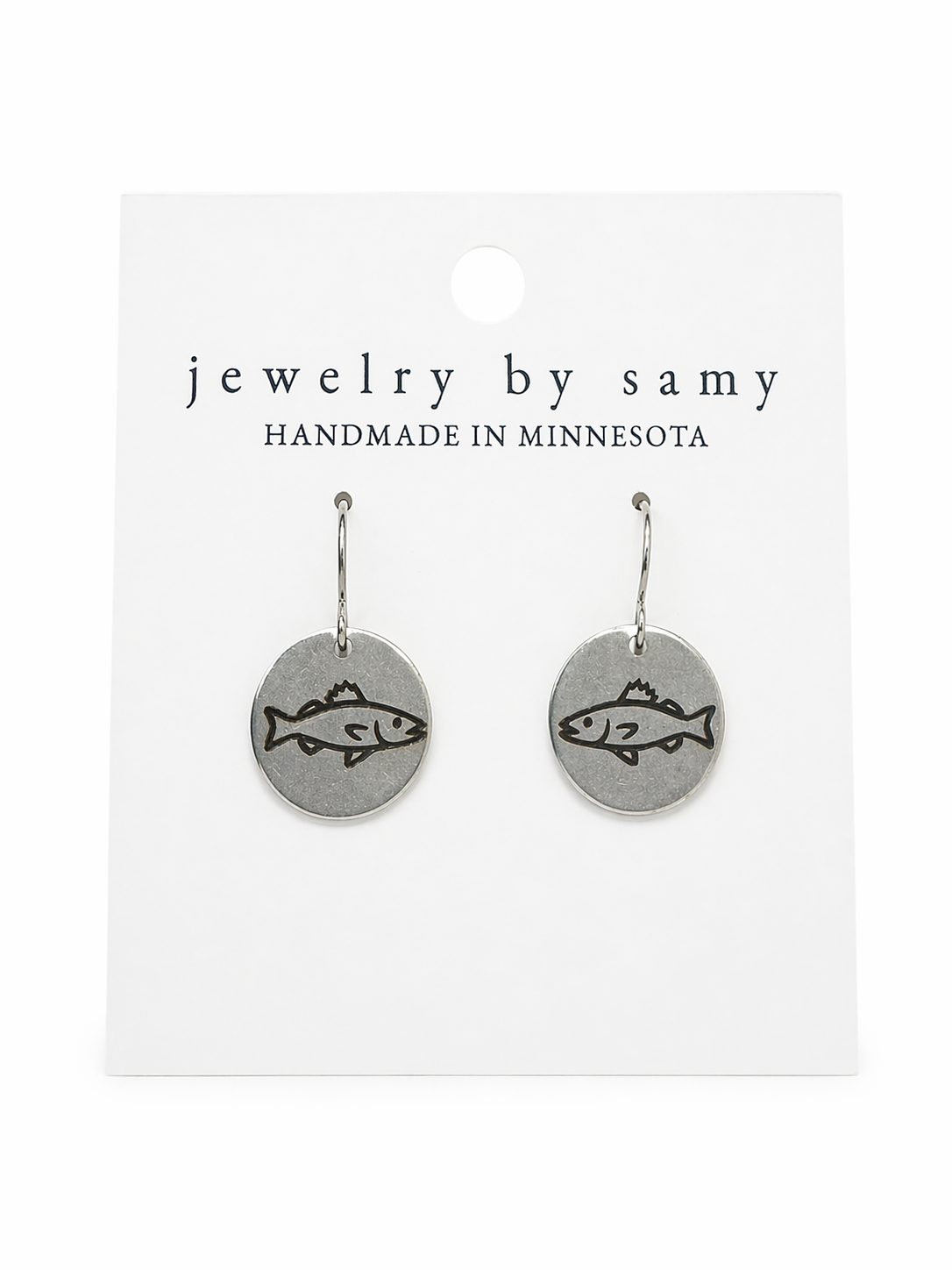 Walleye Earrings – Minnesota Fish Lake Jewelry Gift