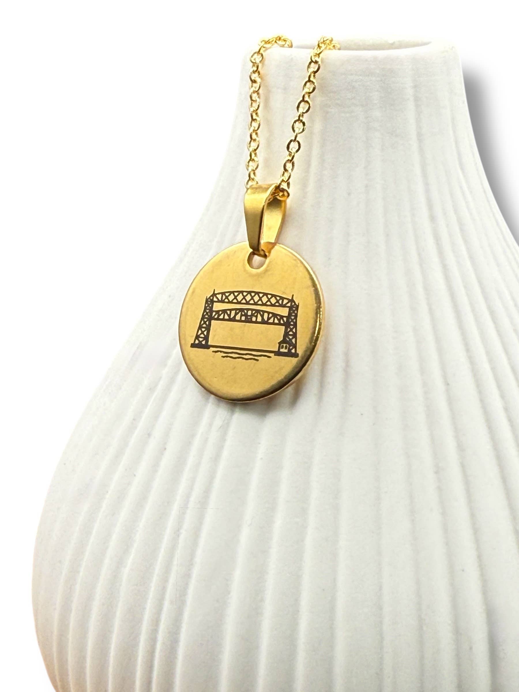 Duluth Lift Bridge Necklace
