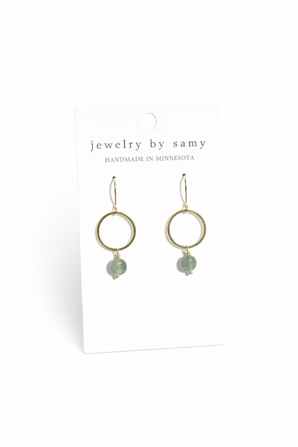 Aquamarine Drop Earrings – Blue Gemstone Jewelry