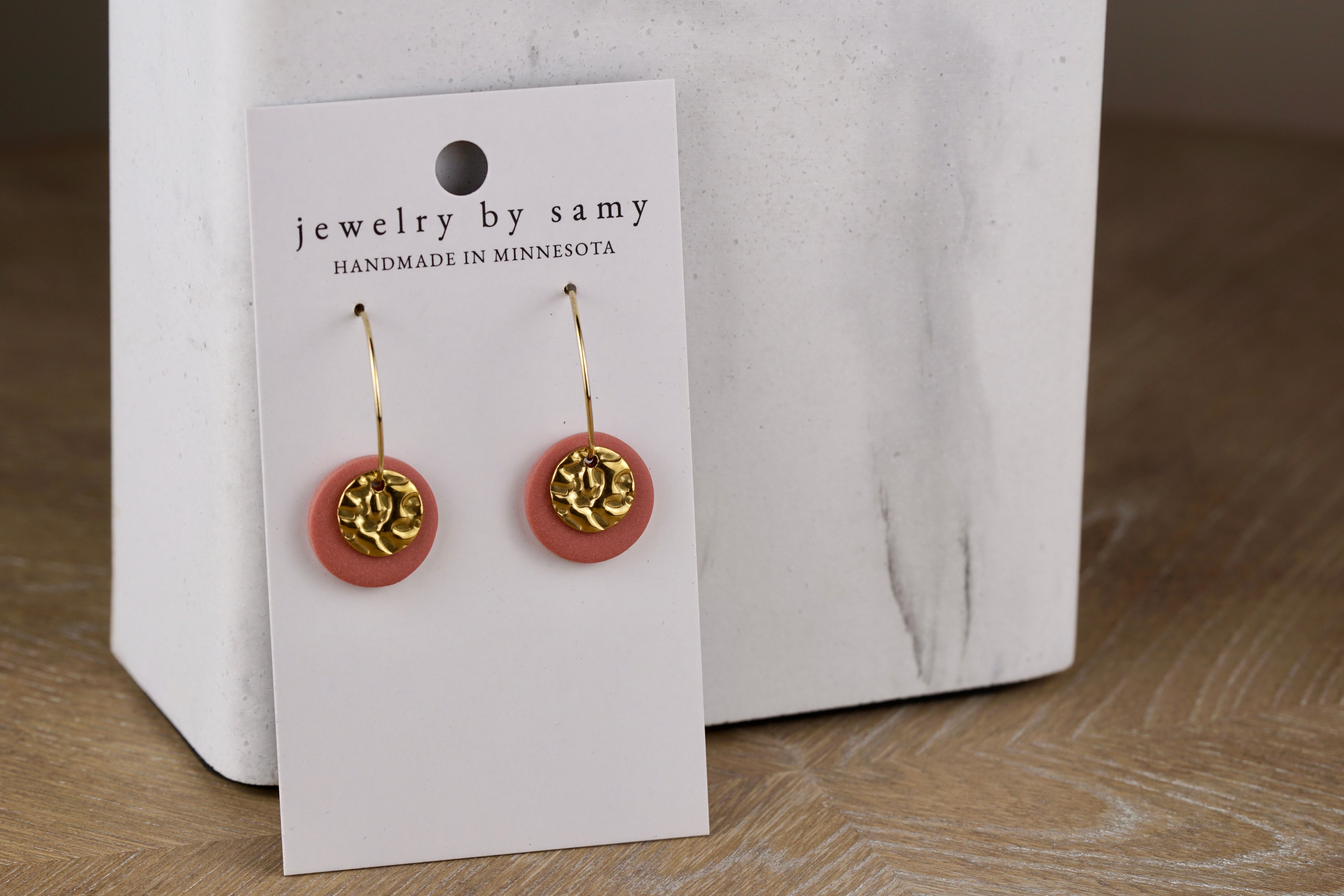 Clay Hammered Disc Hoops
