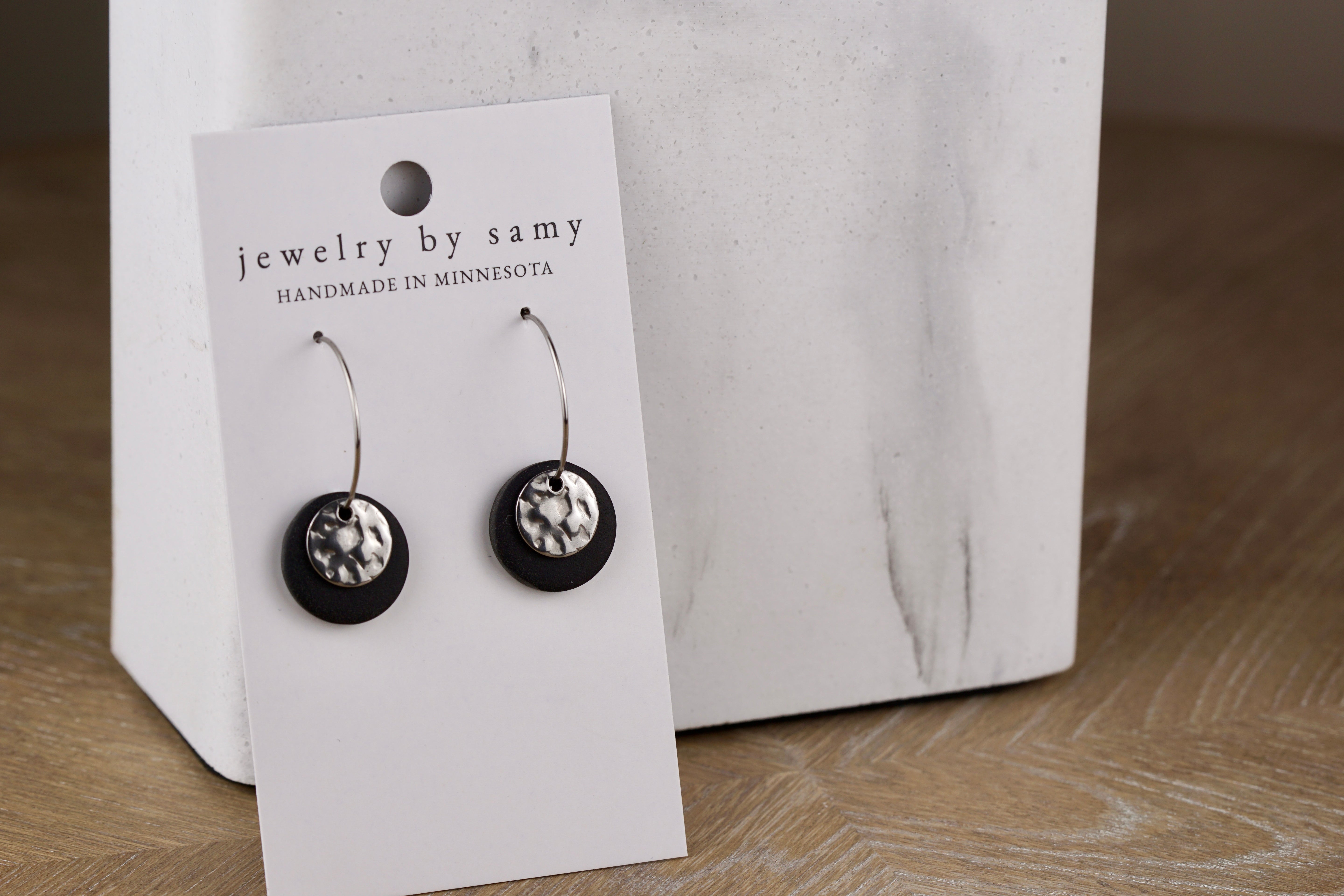 Clay Hammered Disc Hoops