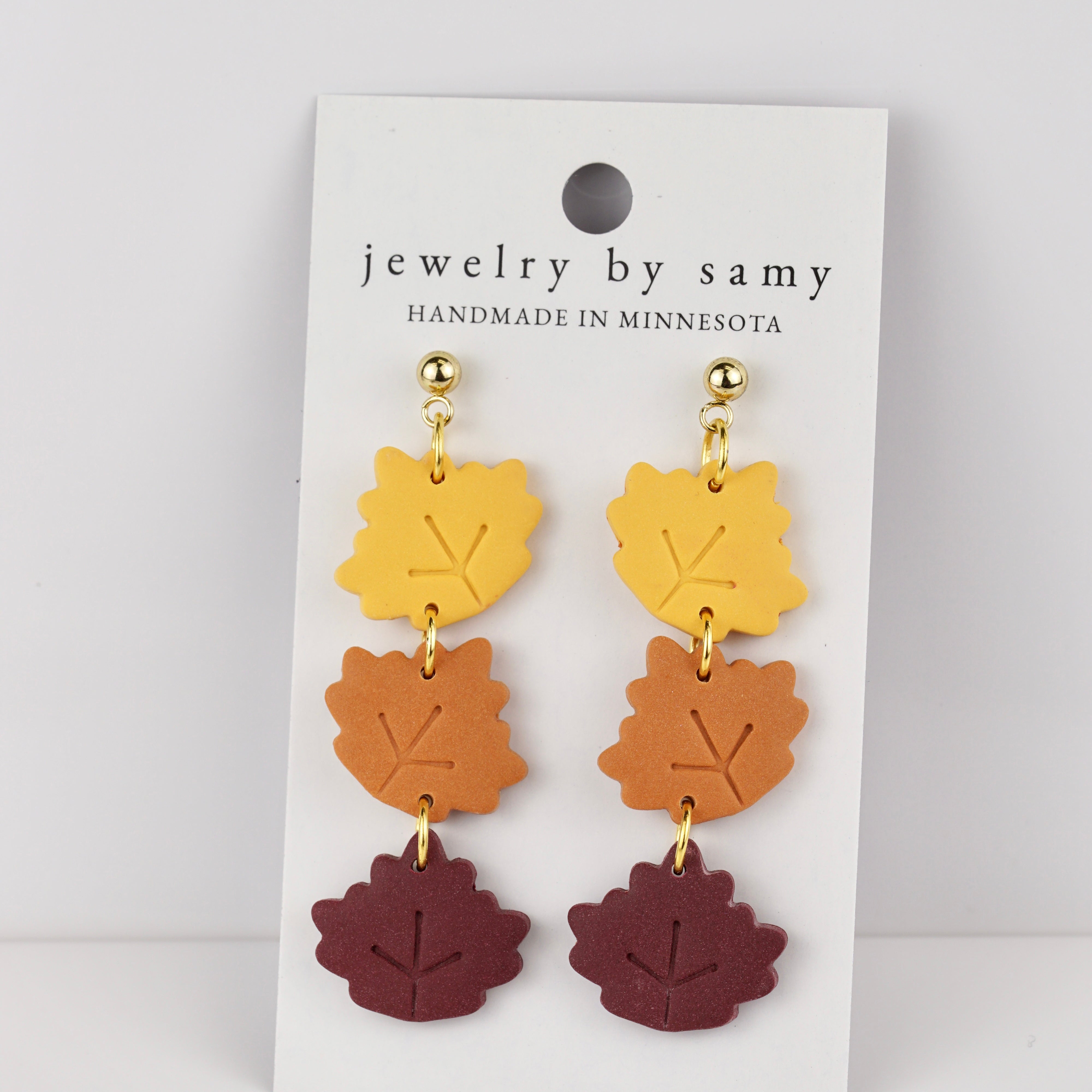 Falling Leaf Earrings