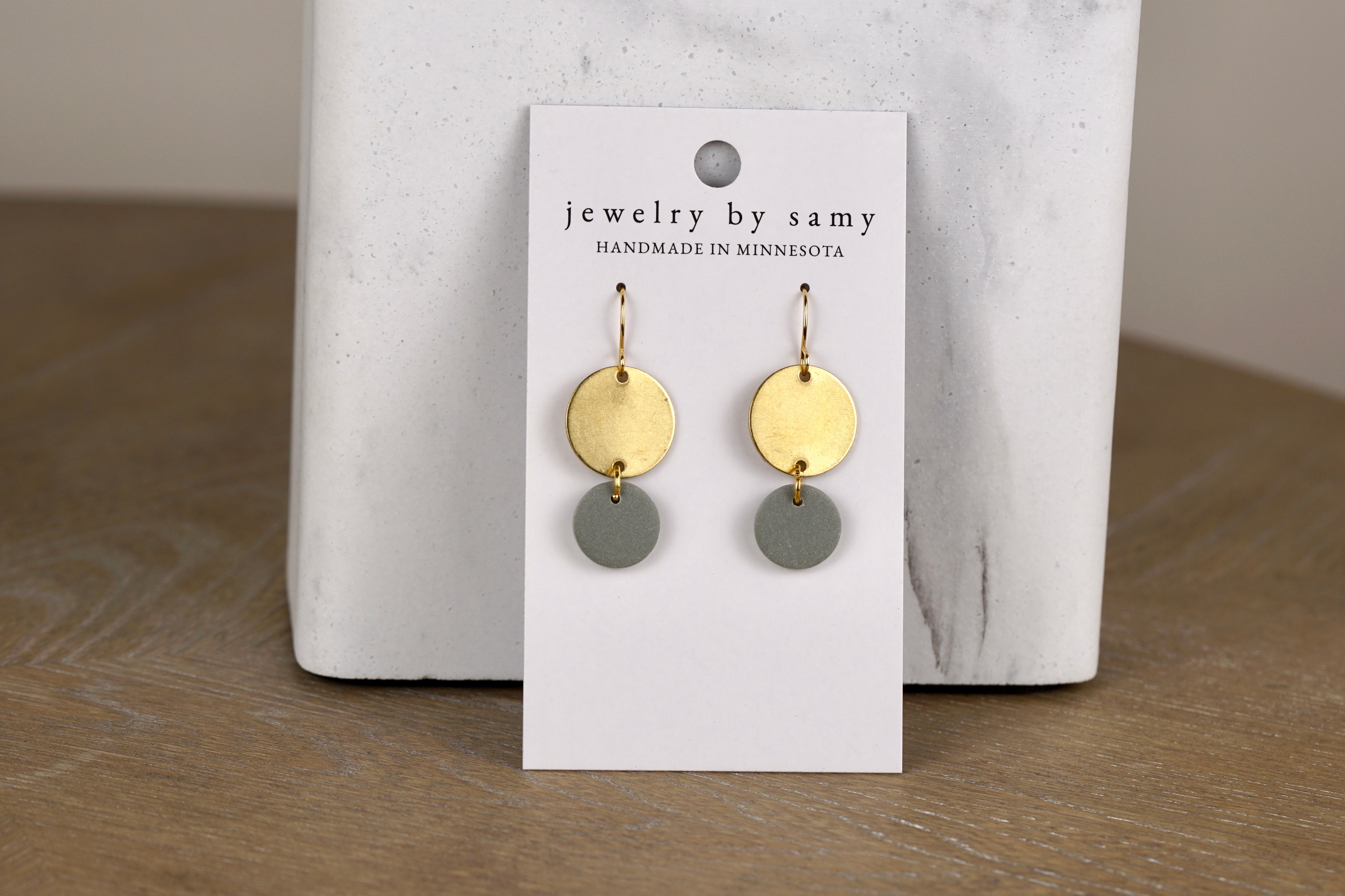 Clay Dot Earrings