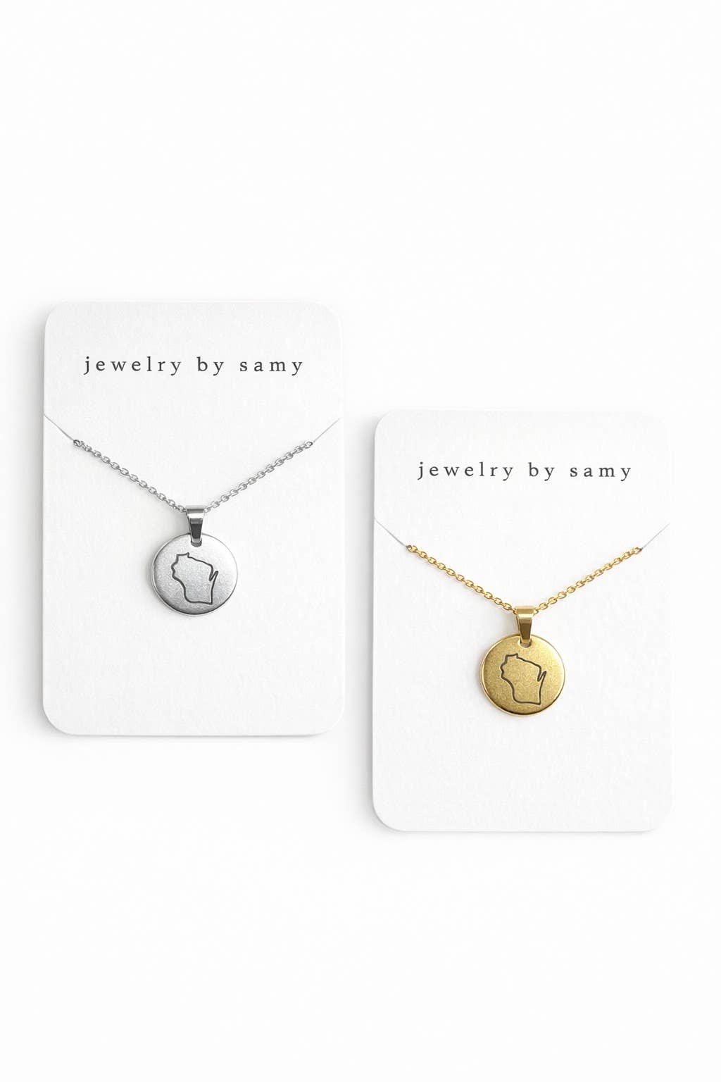 State Outline Necklace – Custom 50 States