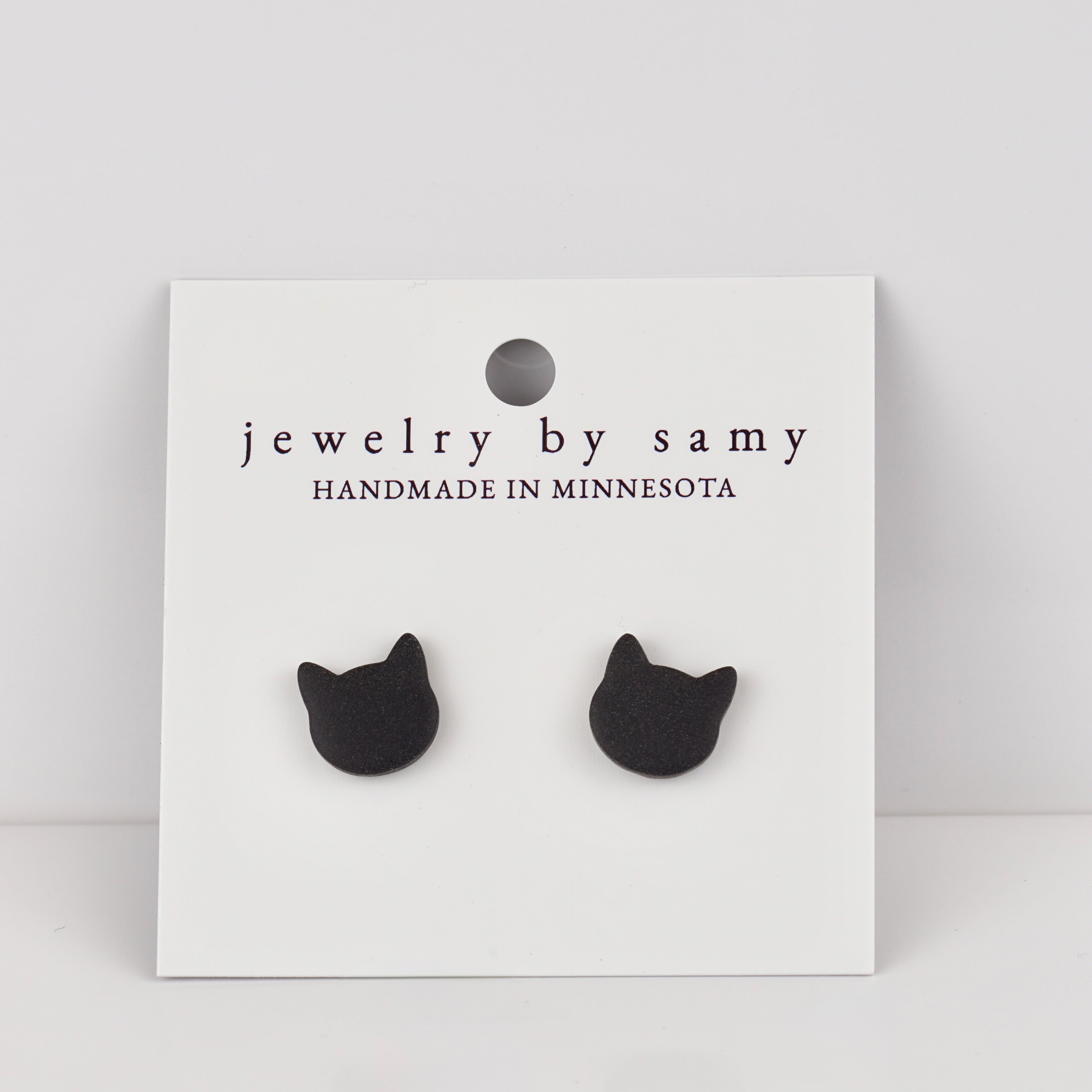 Cat Face Studs