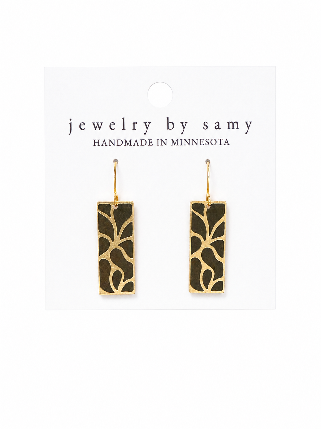 Retro Bloom Engraved Earrings