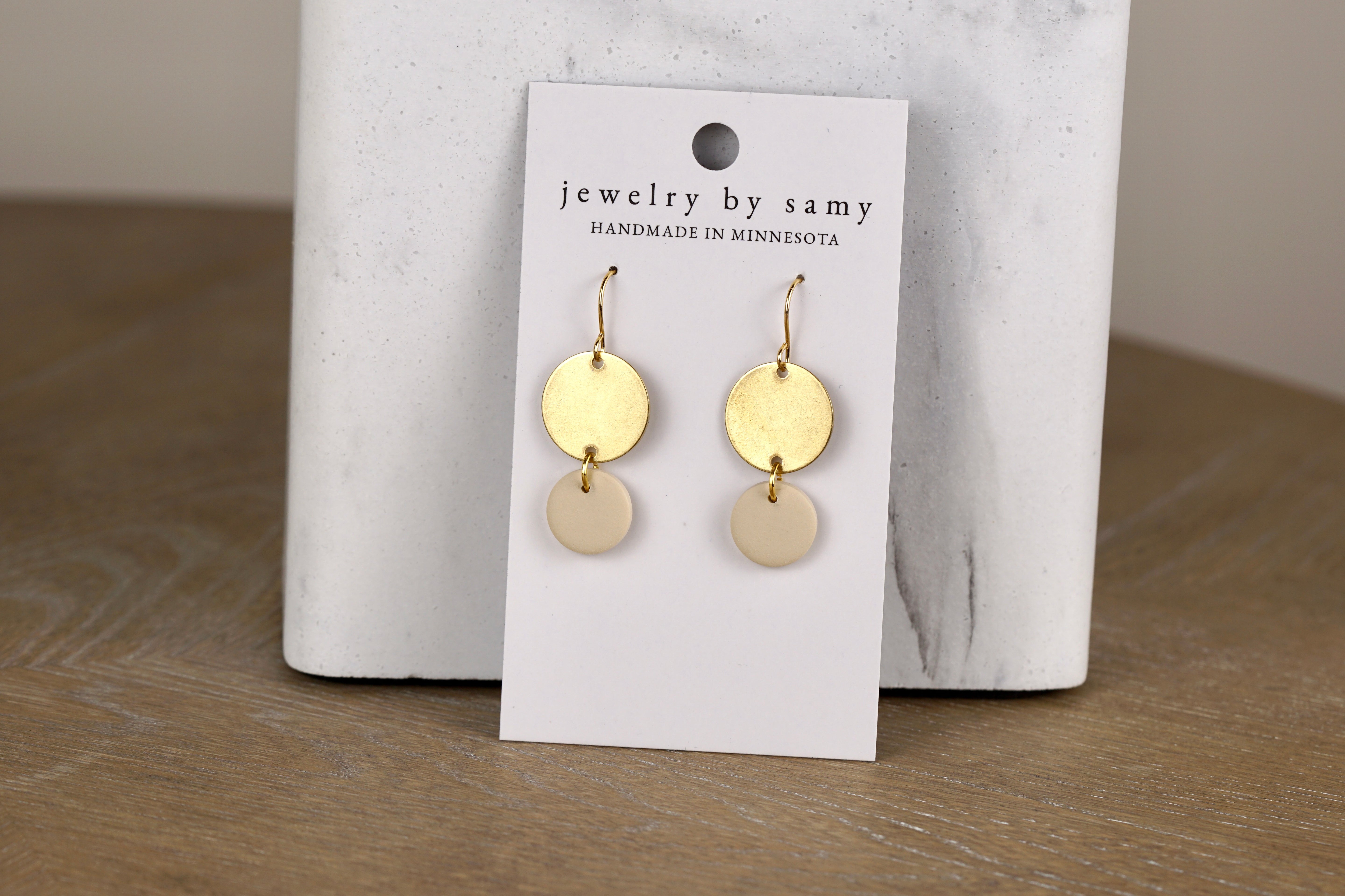 Clay Dot Earrings