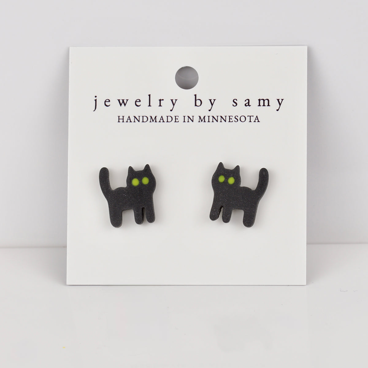 Spooky Cat Studs