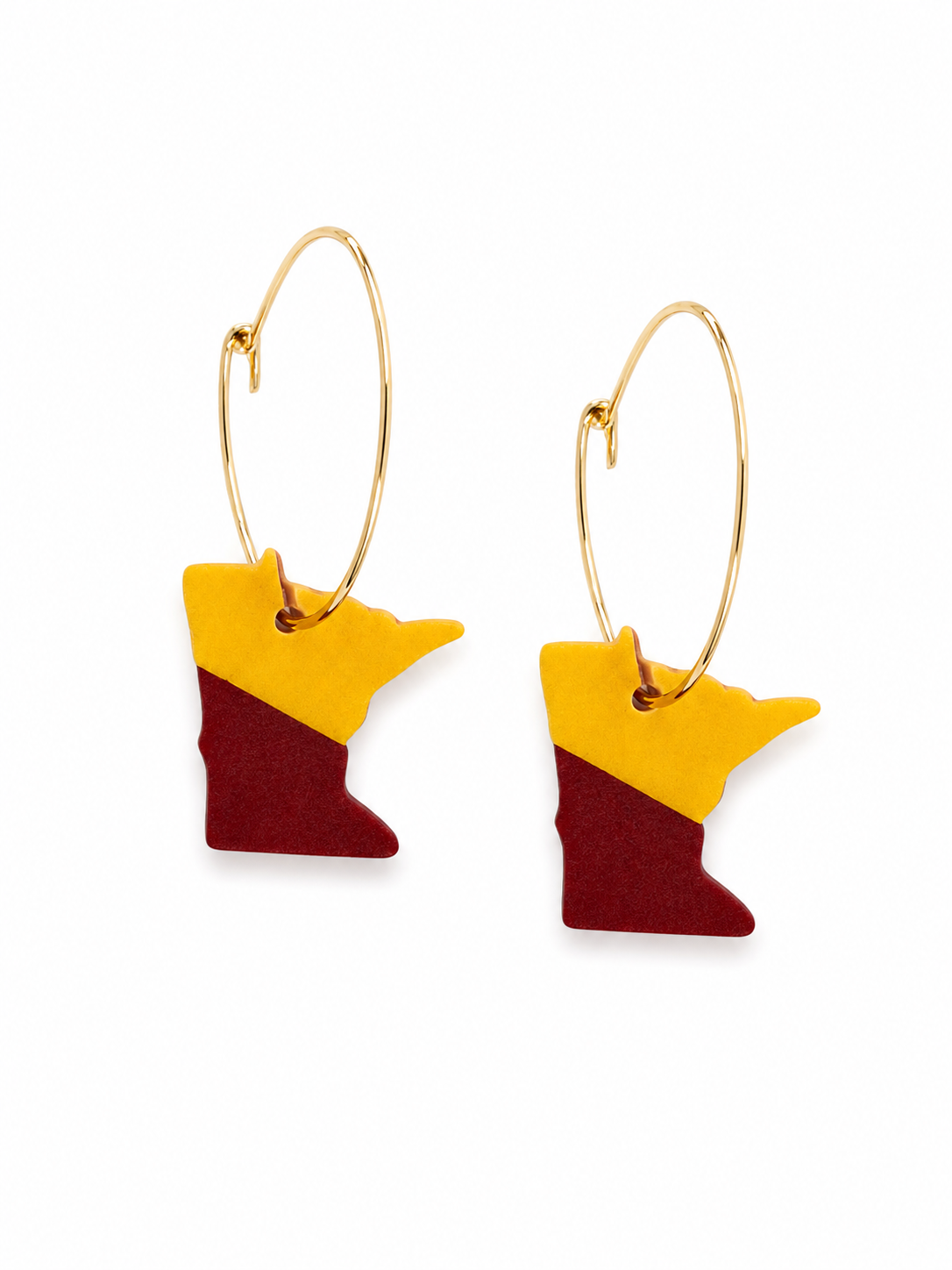 Minnesota Maroon & Gold Earrings