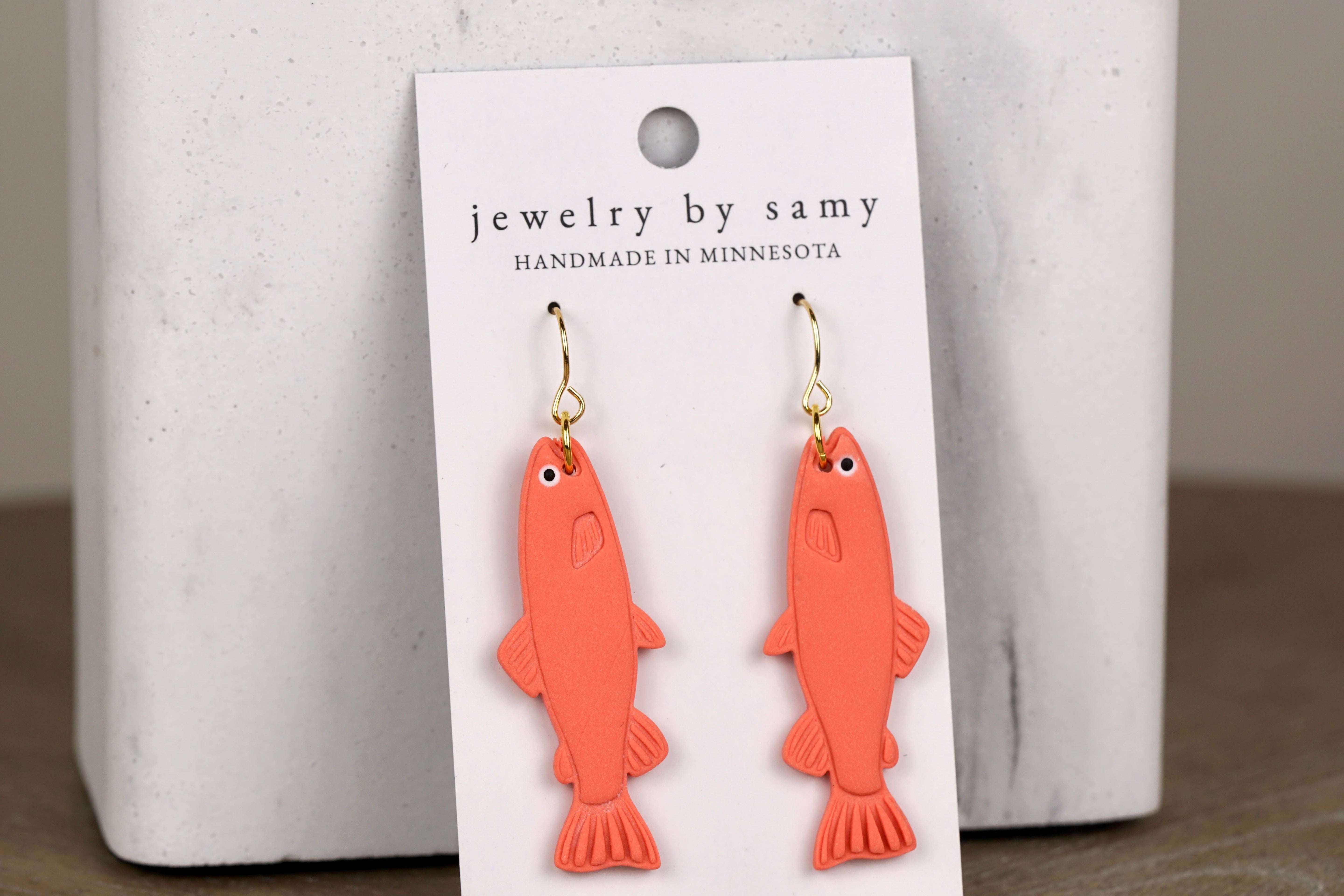 Clay Fish Earrings