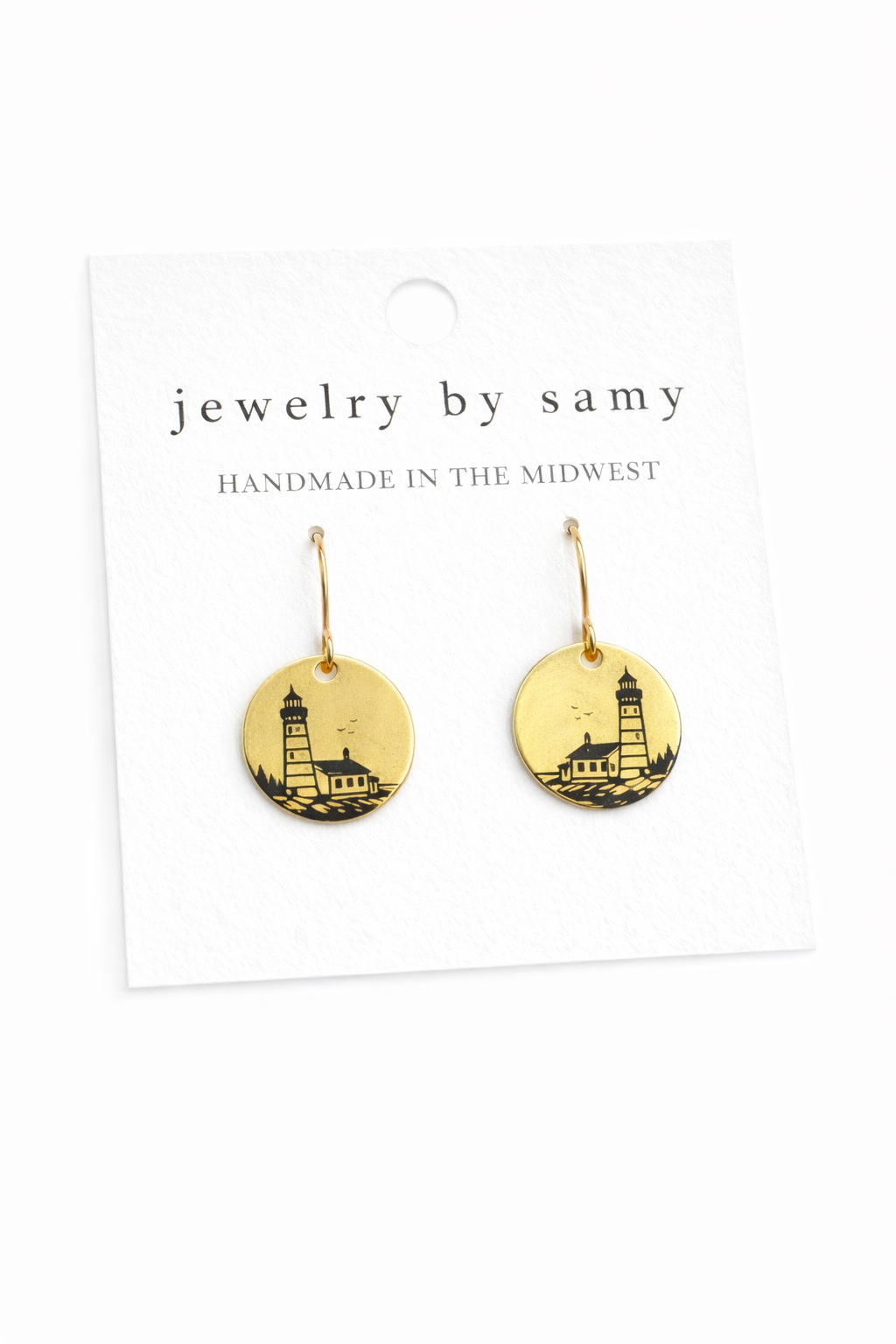 Cana Island Lighthouse Earrings – Door County Gift