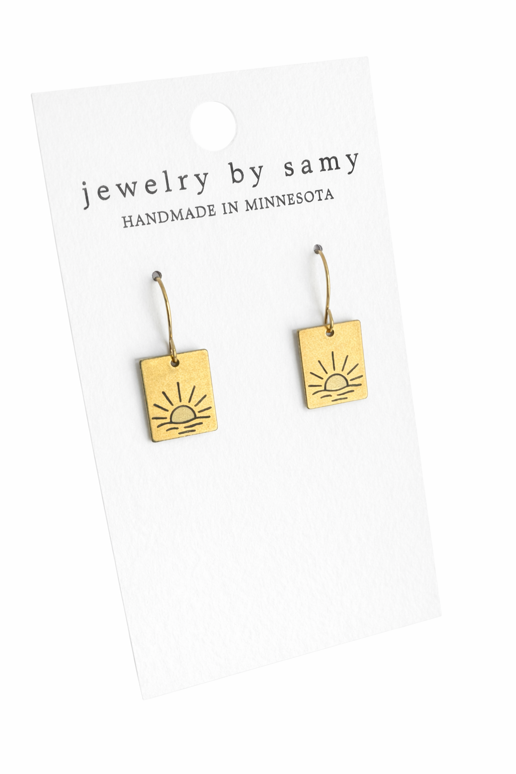 Lake Sunset Earrings – Lake Life Jewelry Gift