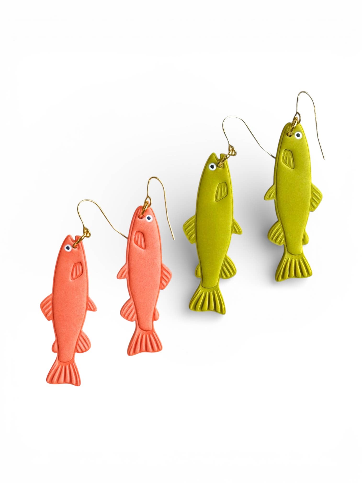 Clay Fish Earrings