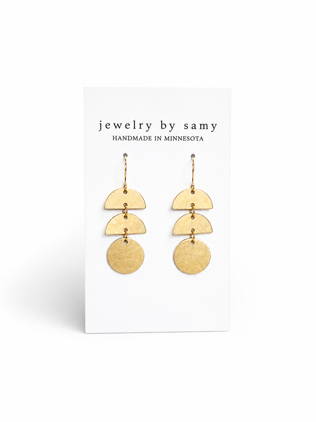Tiered Geometric Earrings – Statement Jewelry