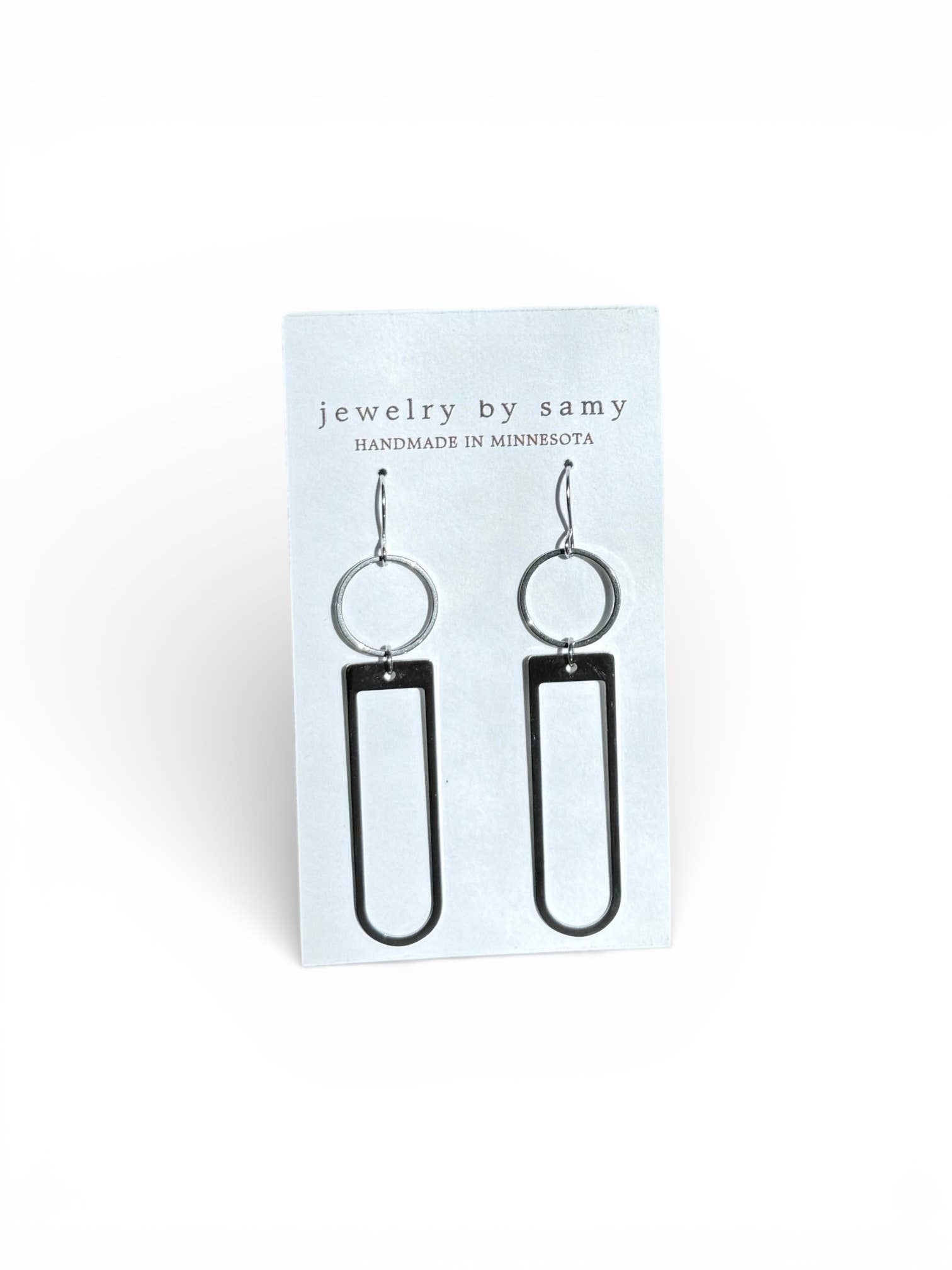 Silver Long Drop Earrings