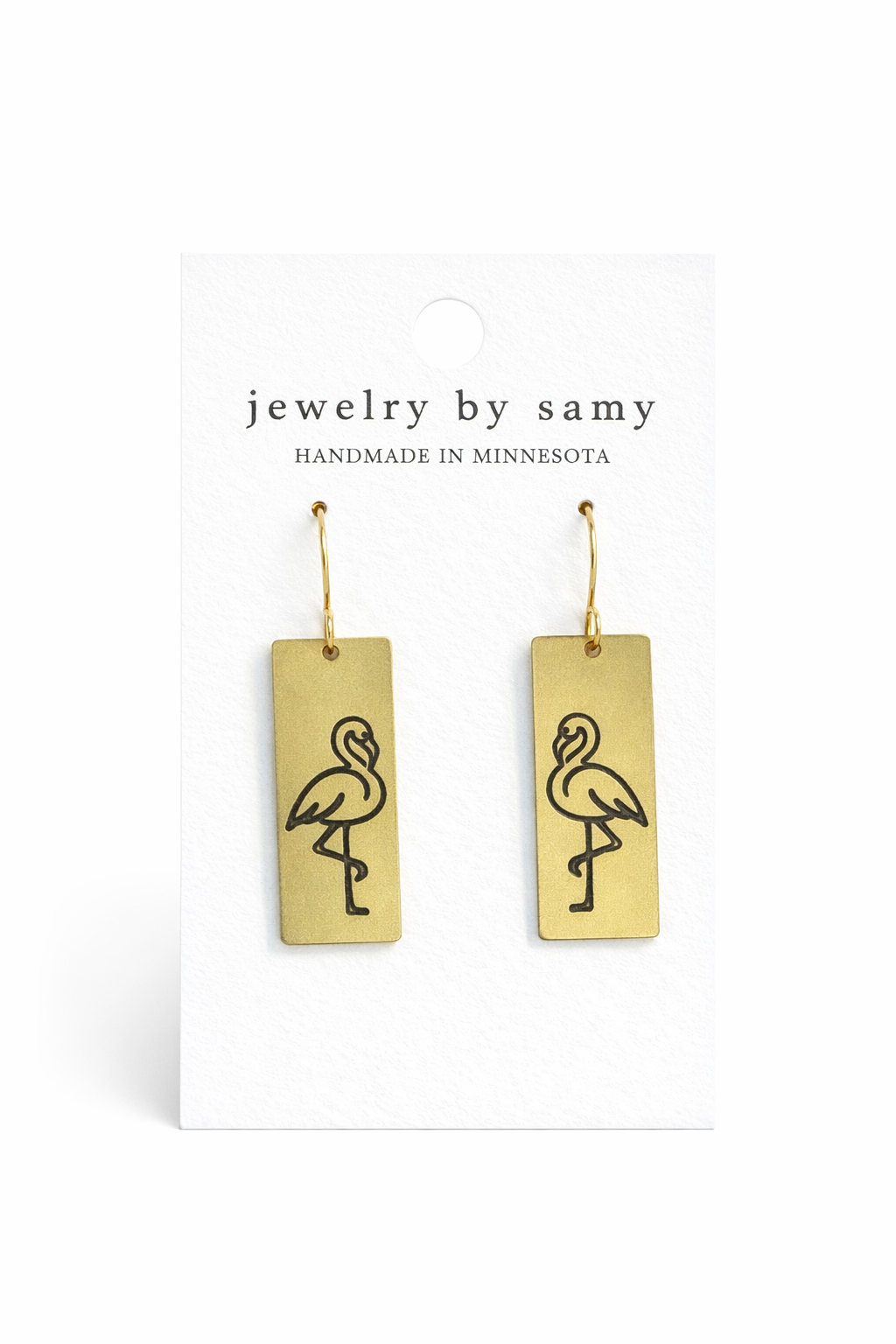 Flamingo Earrings – Tropical Animal Jewelry Gift