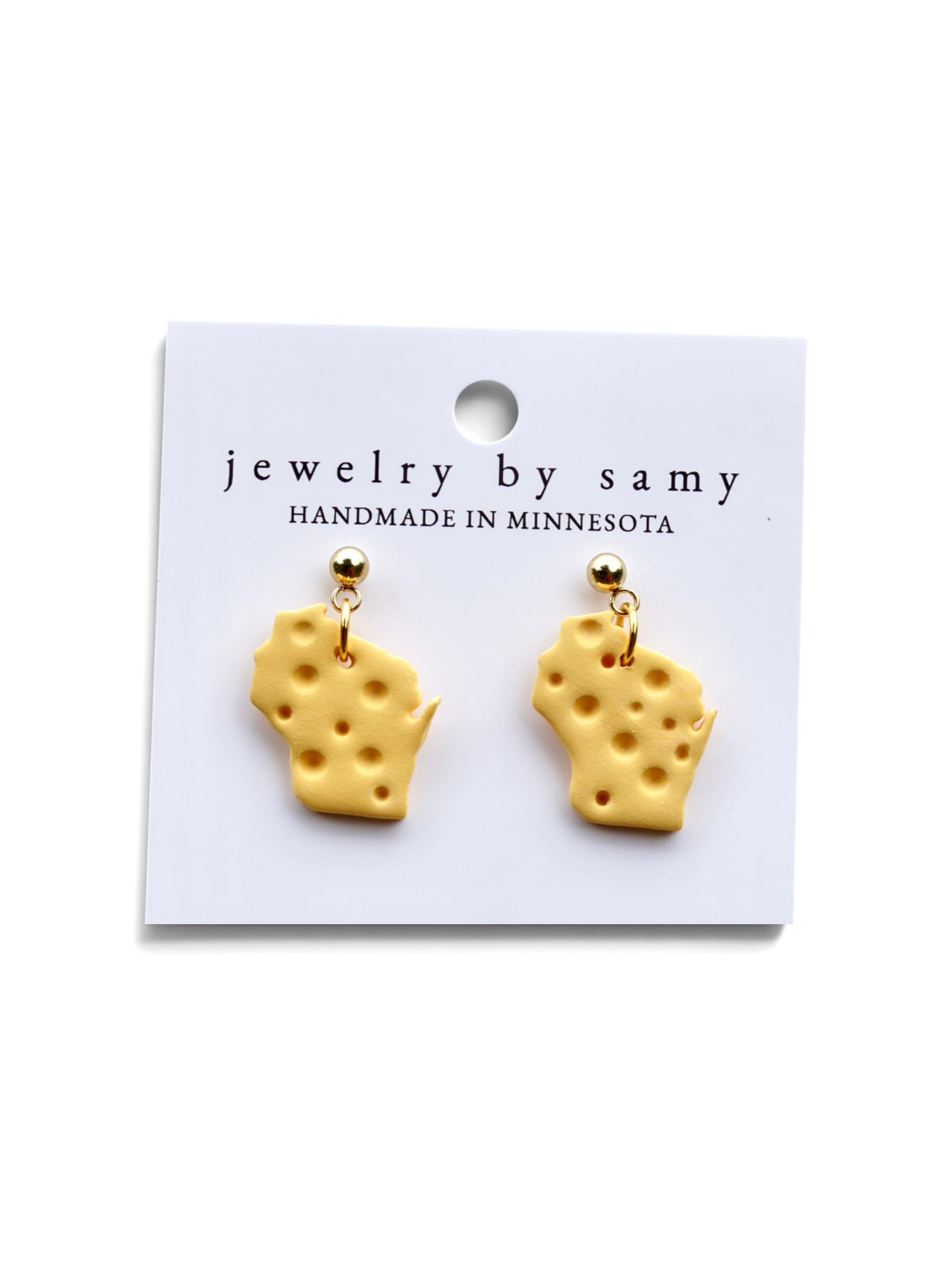 Wisconsin Cheese Earrings