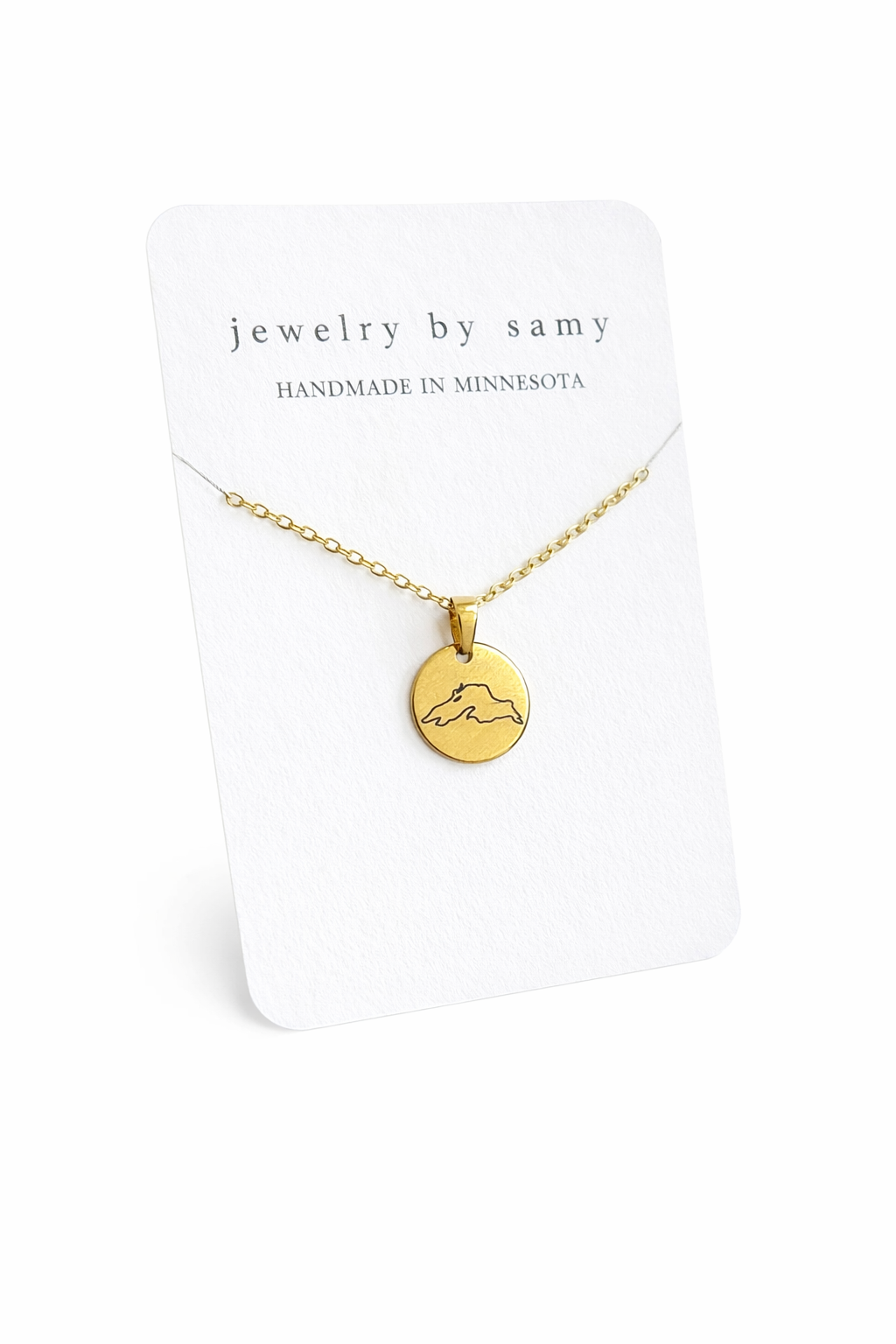 Lake Superior Necklace – Minnesota Lake Jewelry Gift