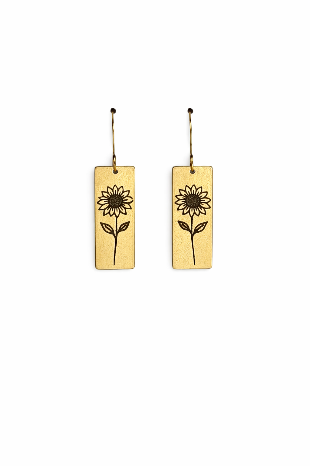 Sunflower Earrings – Floral Garden Jewelry Gift