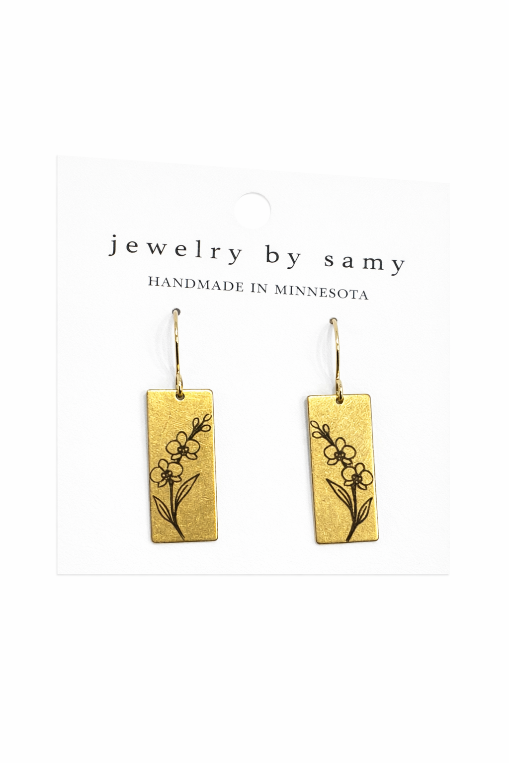Orchid Earrings – Floral Garden Jewelry Gift