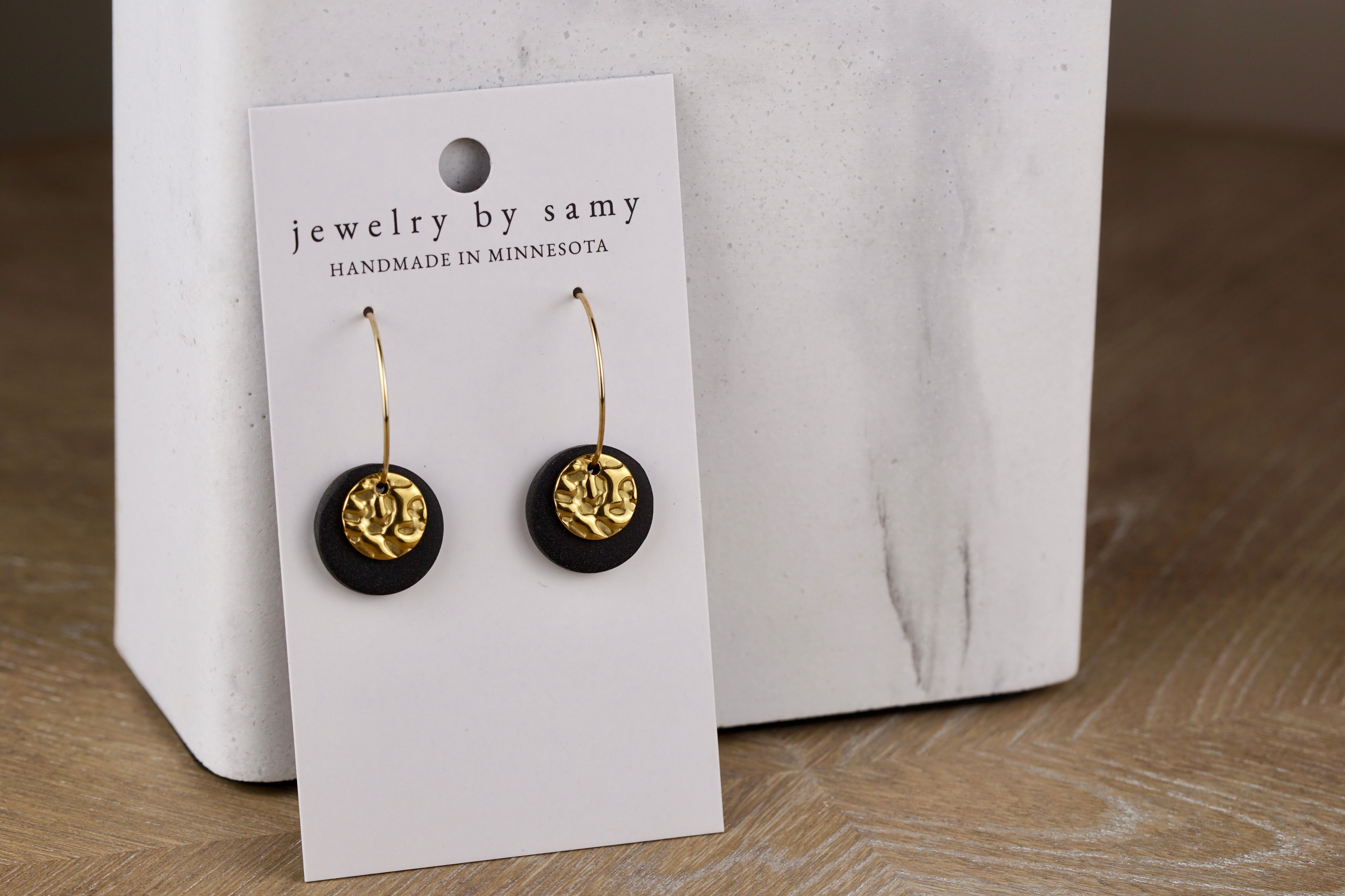 Clay Hammered Disc Hoops