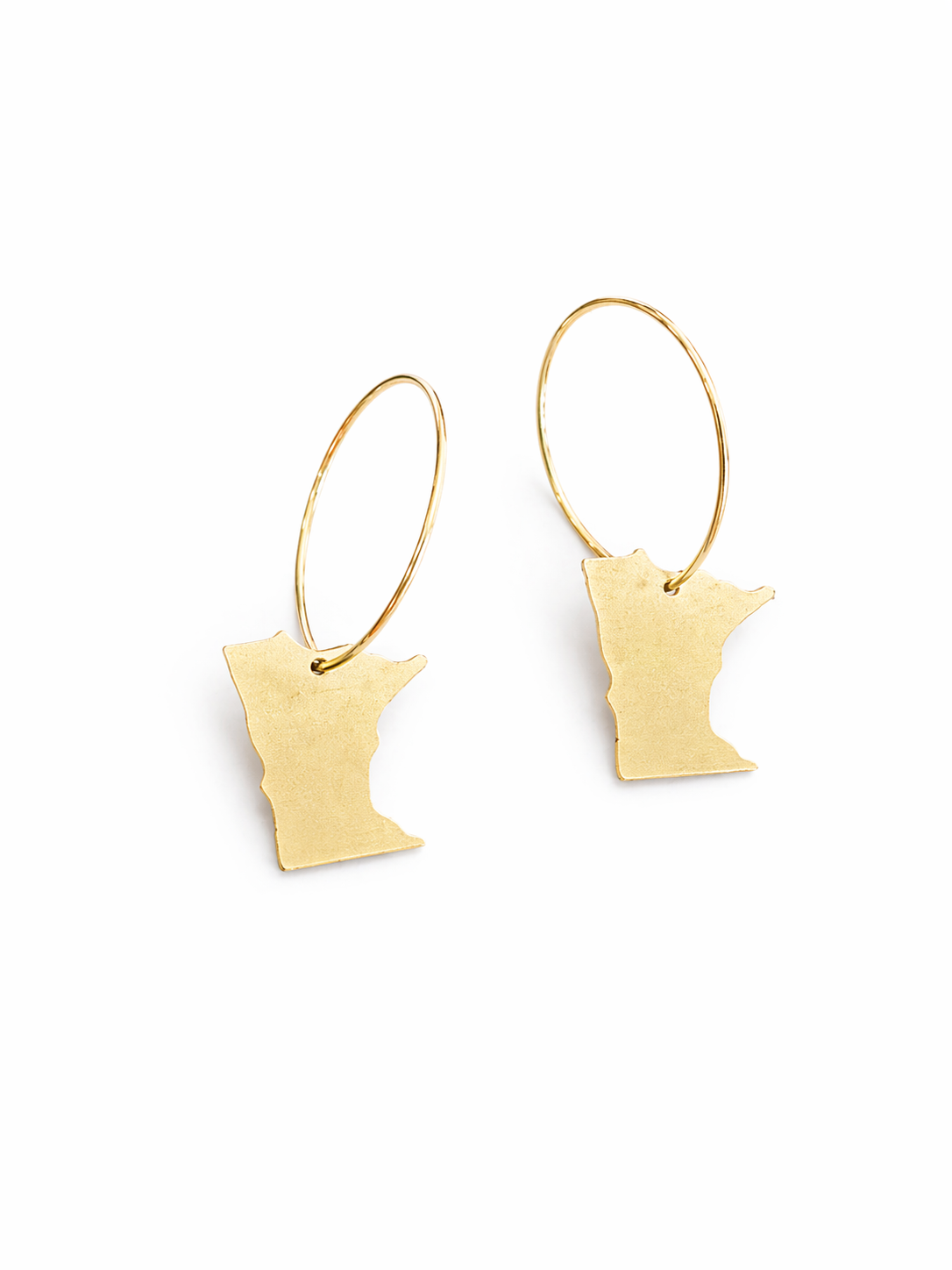 Minnesota Shape Outline Earrings