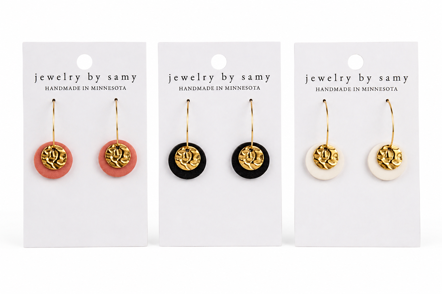 Clay Hammered Disc Hoops