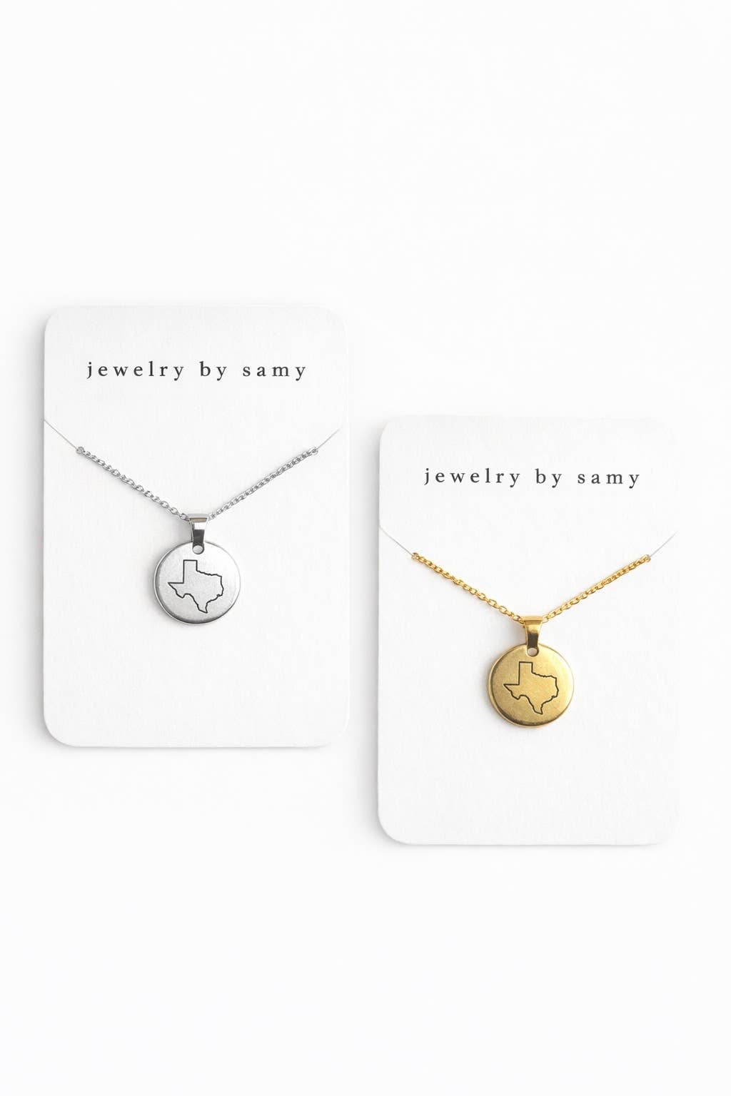 State Outline Necklace – Custom 50 State Jewelry