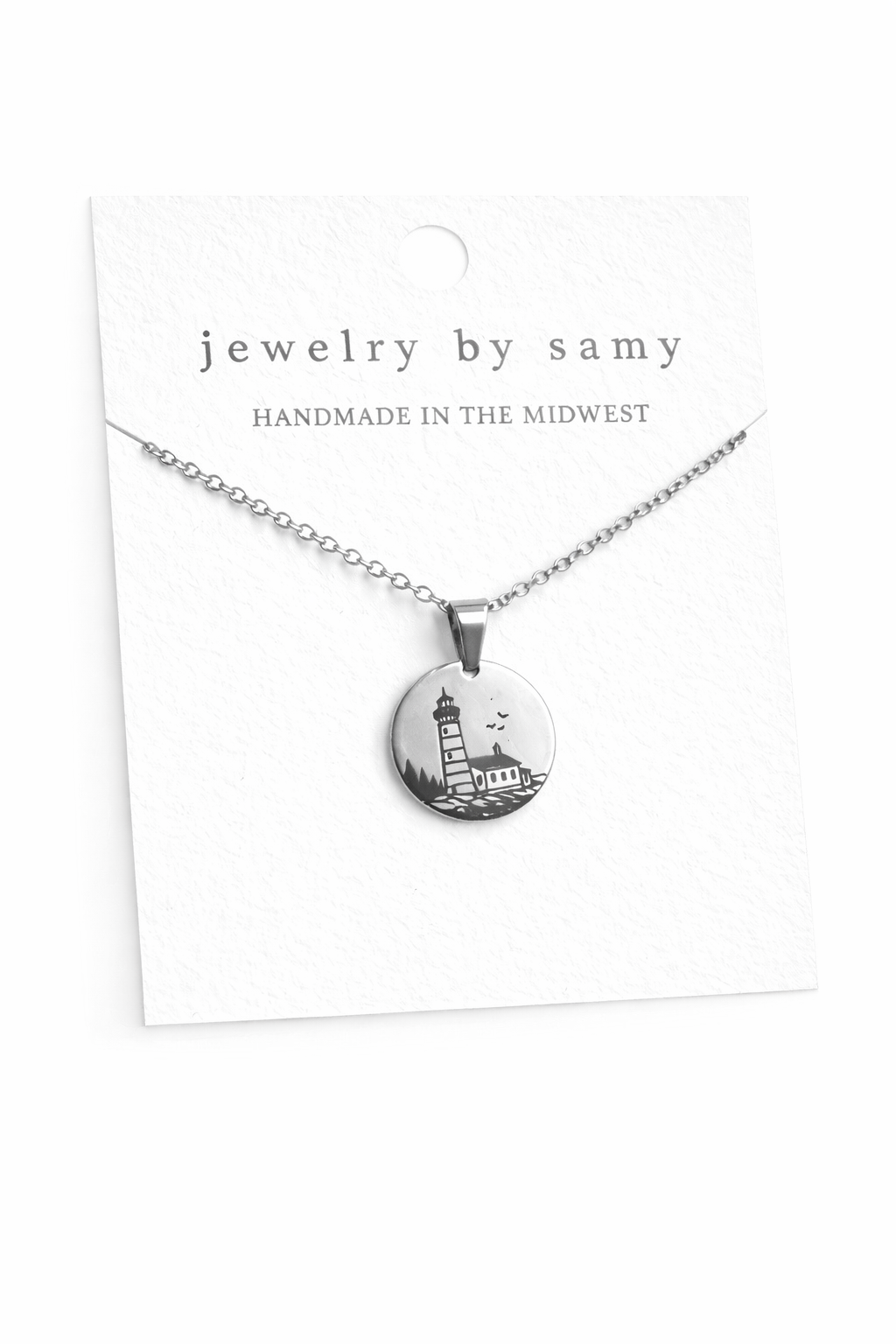 Cana Island Lighthouse Necklace – Door County Gift